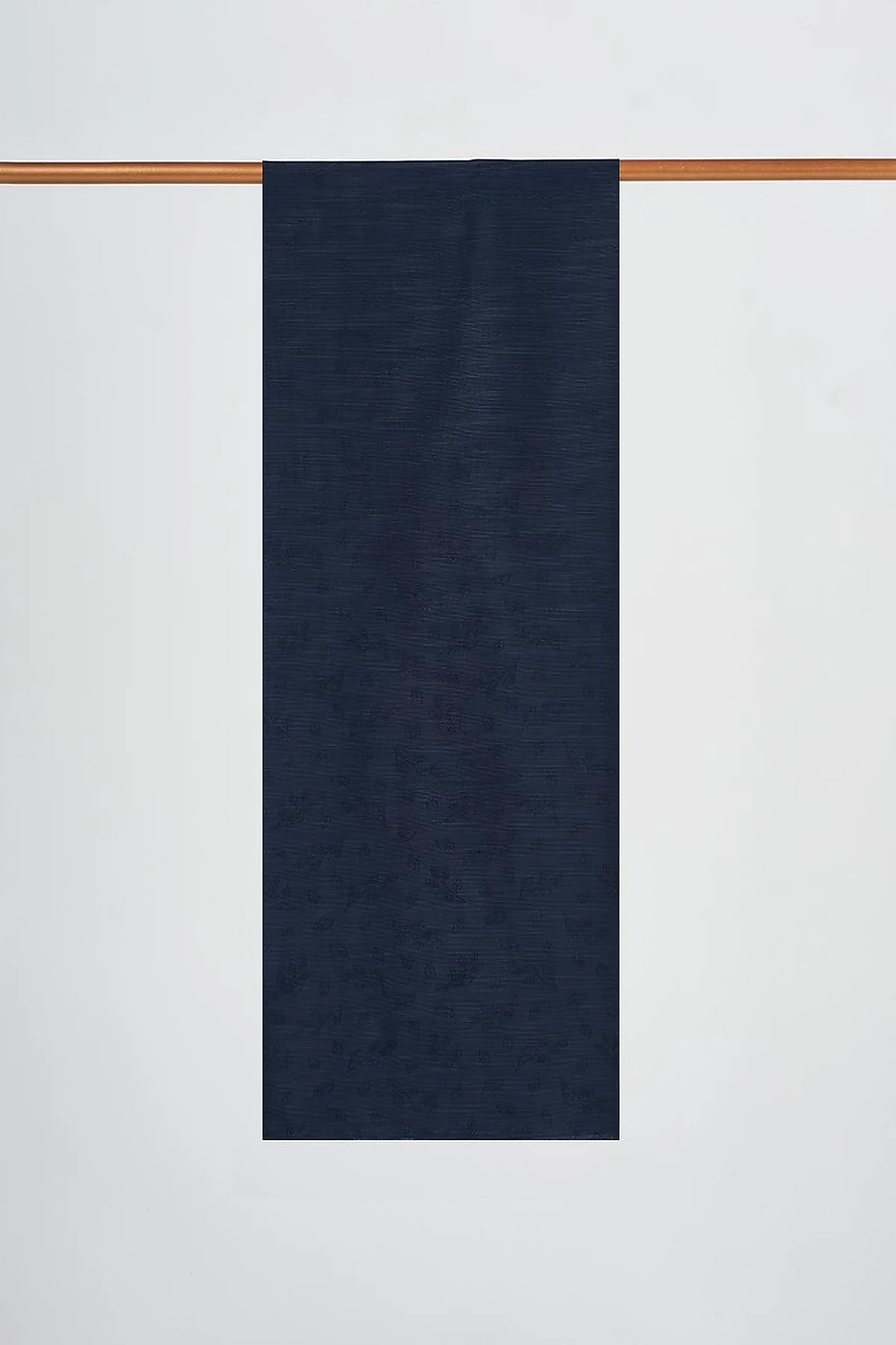 Floral Patterned Lyocell Shawl Navy