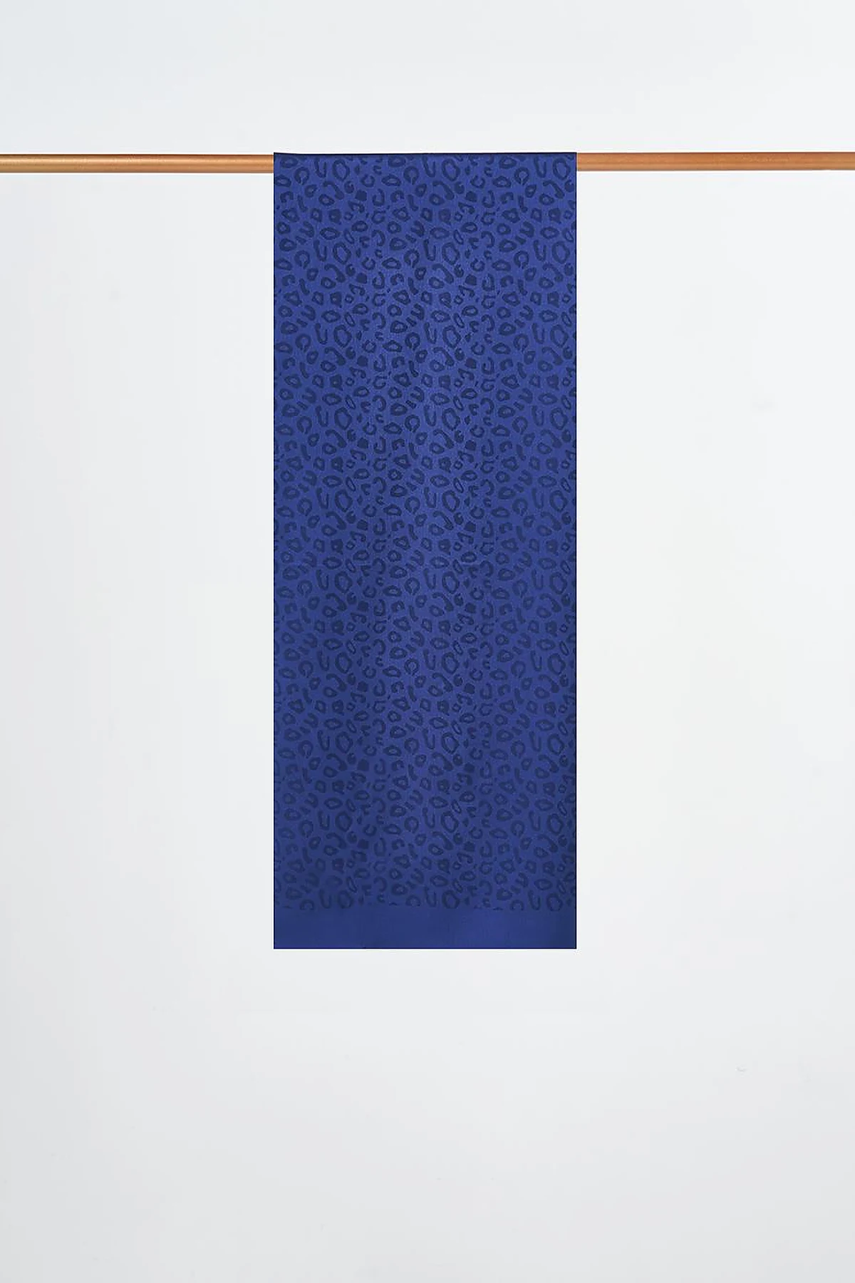 Leopard Pattern Shawl Blue