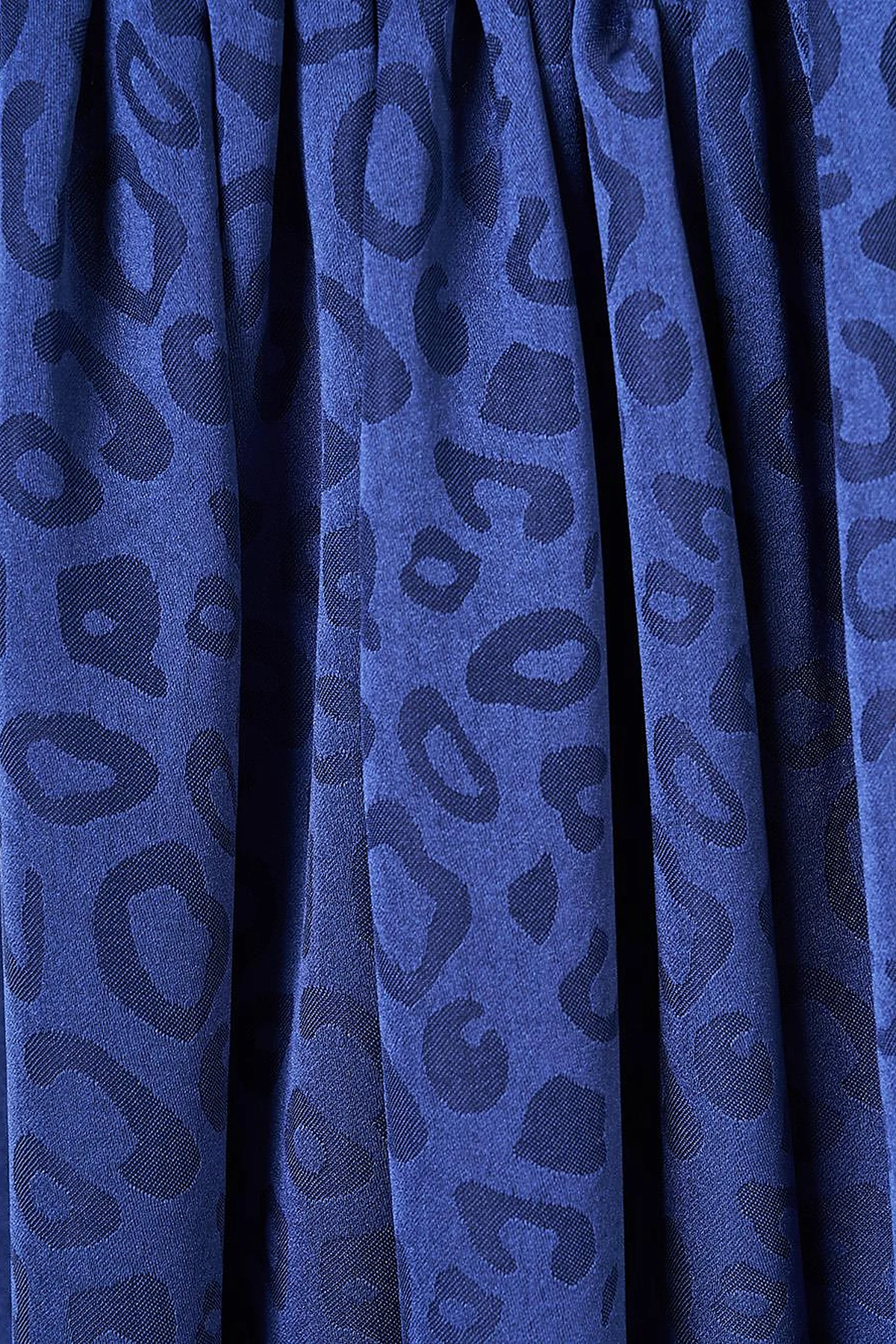 Leopard Pattern Shawl Blue