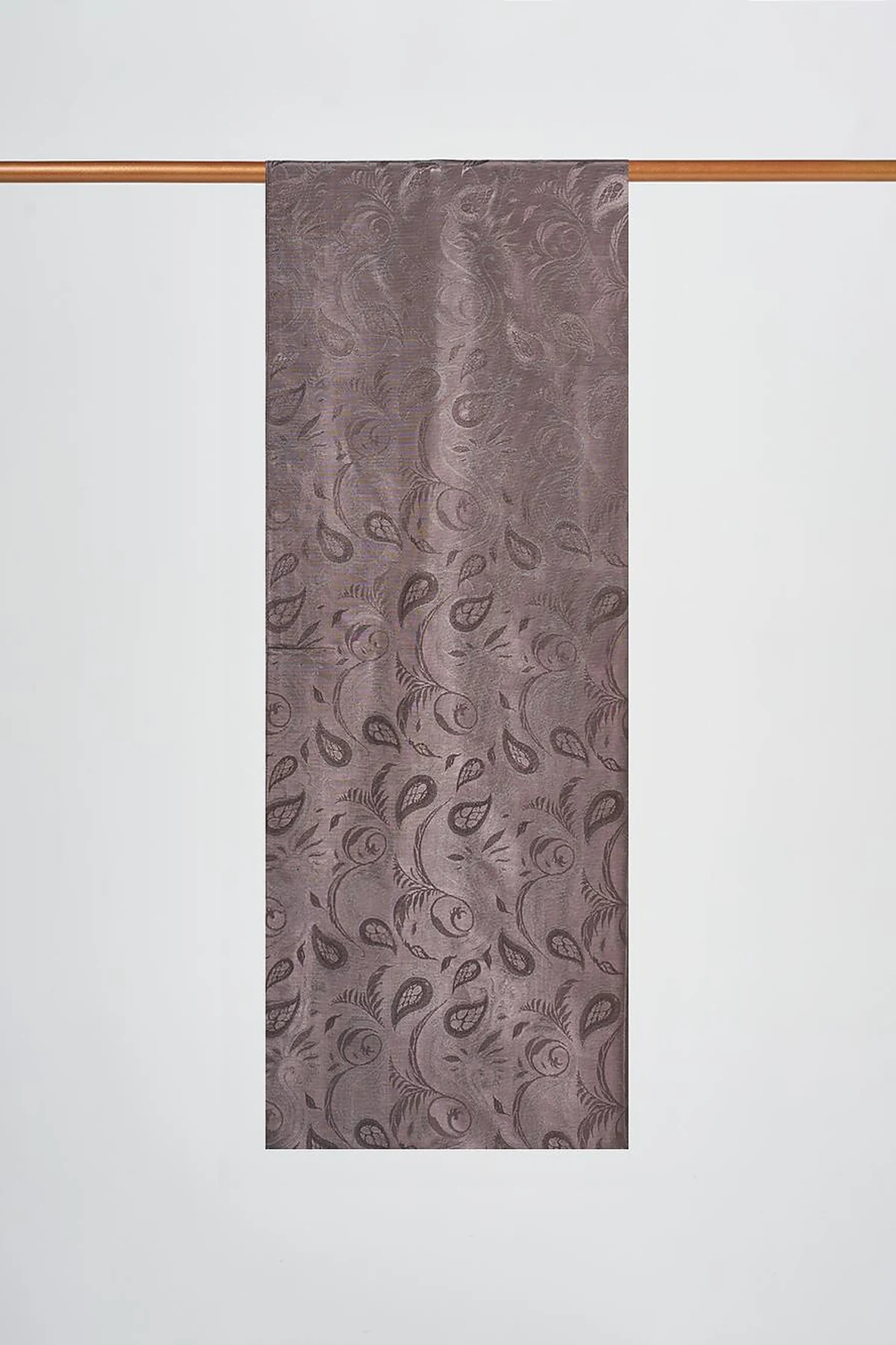 Leaf Pattern Lyocell Shawl Fume