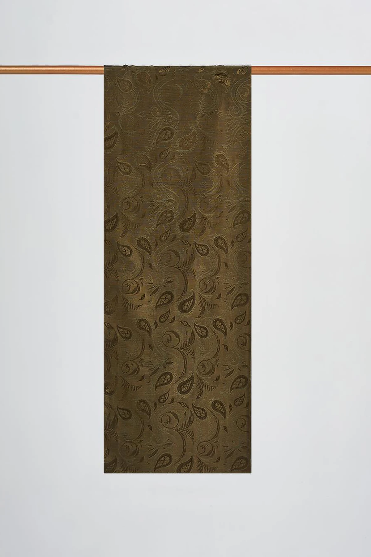 Leaf Pattern Lyocell Shawl Mint