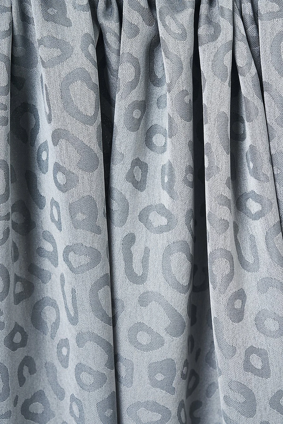 Leopard Pattern Shawl Gray