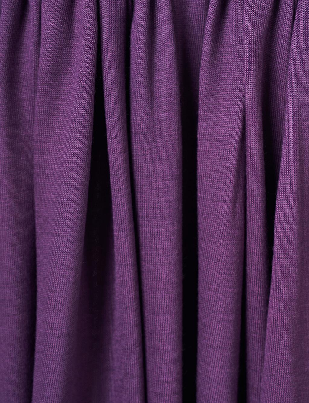 Jersey Scarf Eggplant Purple