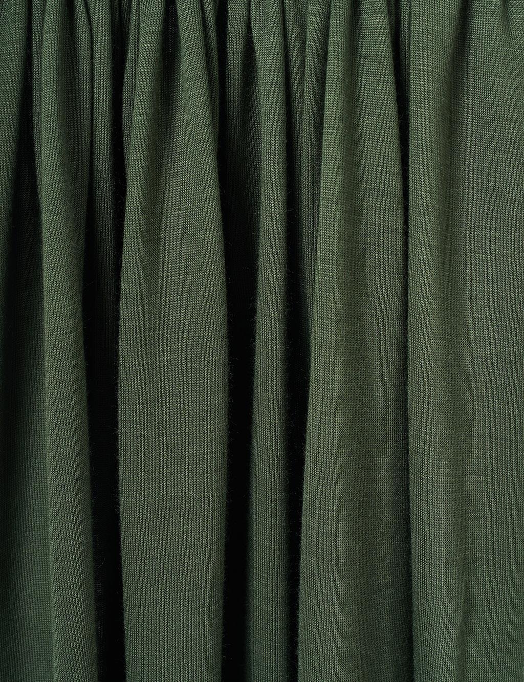 Jersey Scarf Forest Green