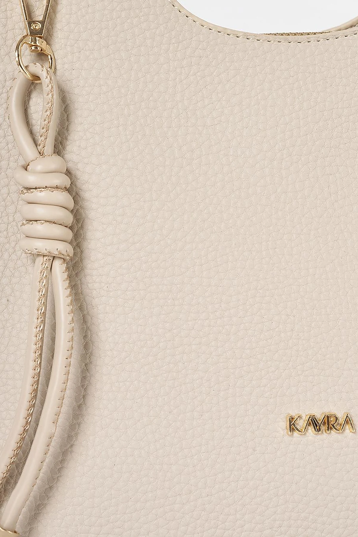 Knot-Detail Shoulder Bag Stone