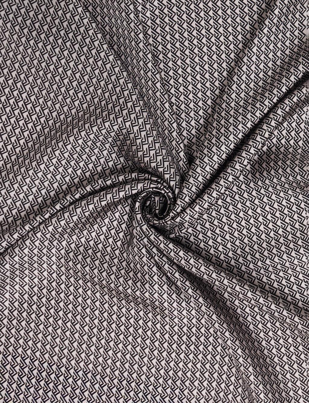 Geometric Patterned Scarf Anthracite