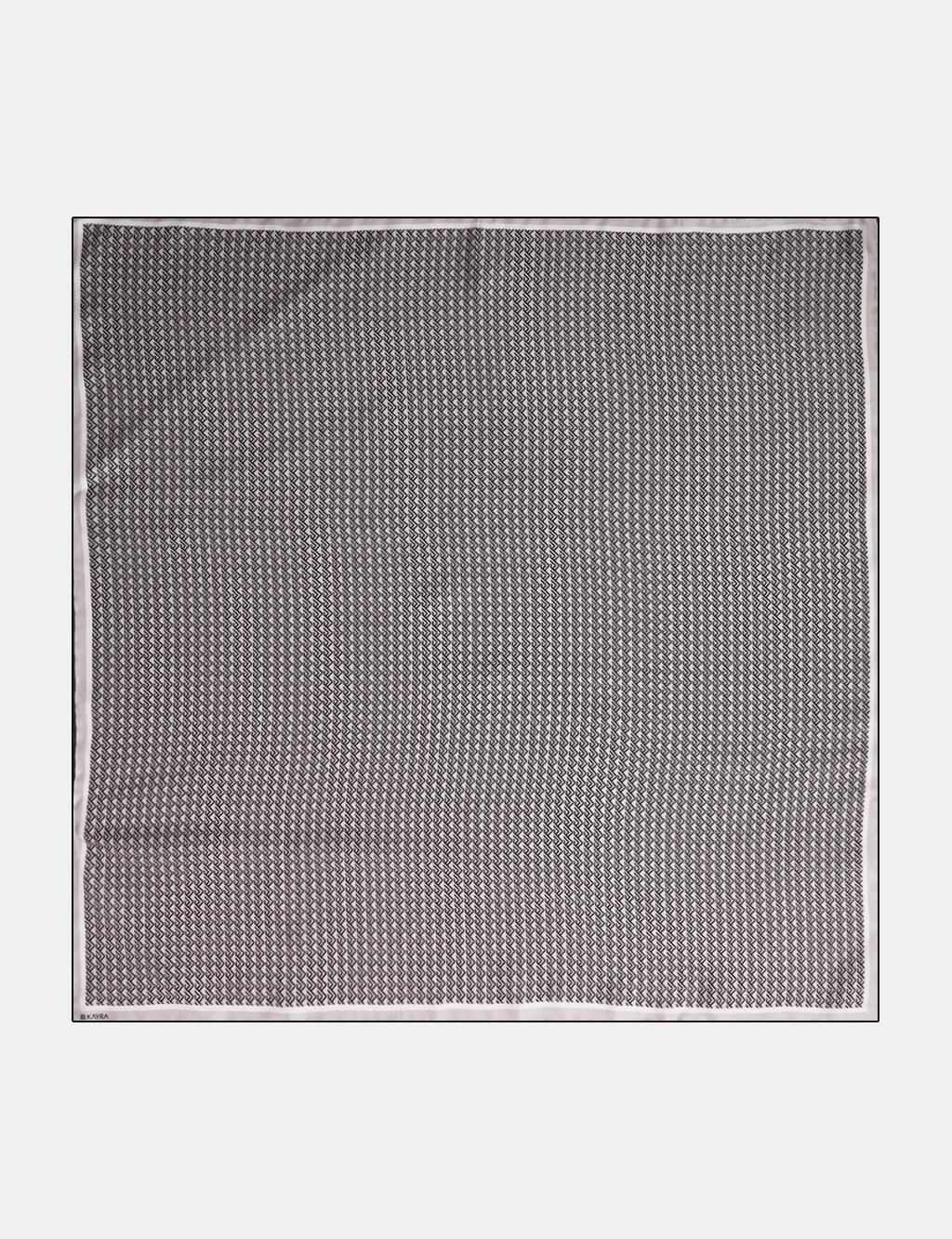 Geometric Patterned Scarf Anthracite