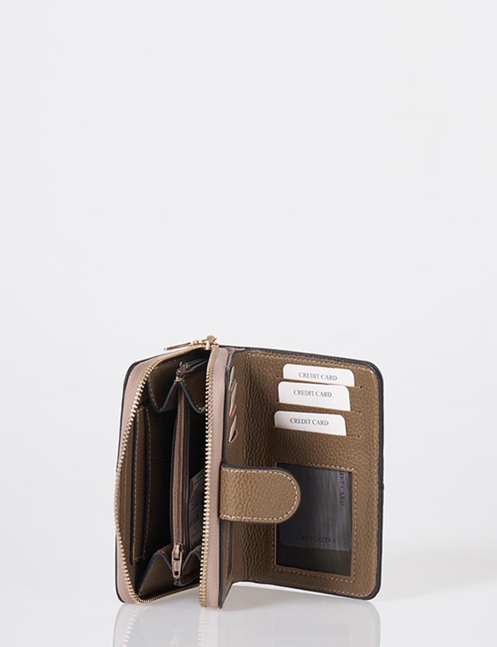 Monogram Patterned Wallet Mink