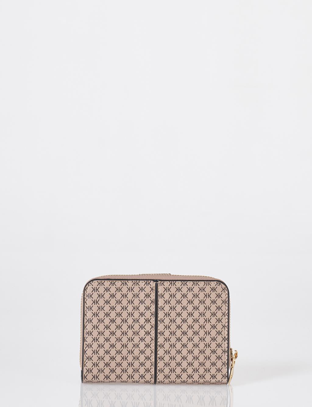 Monogram Patterned Wallet Mink