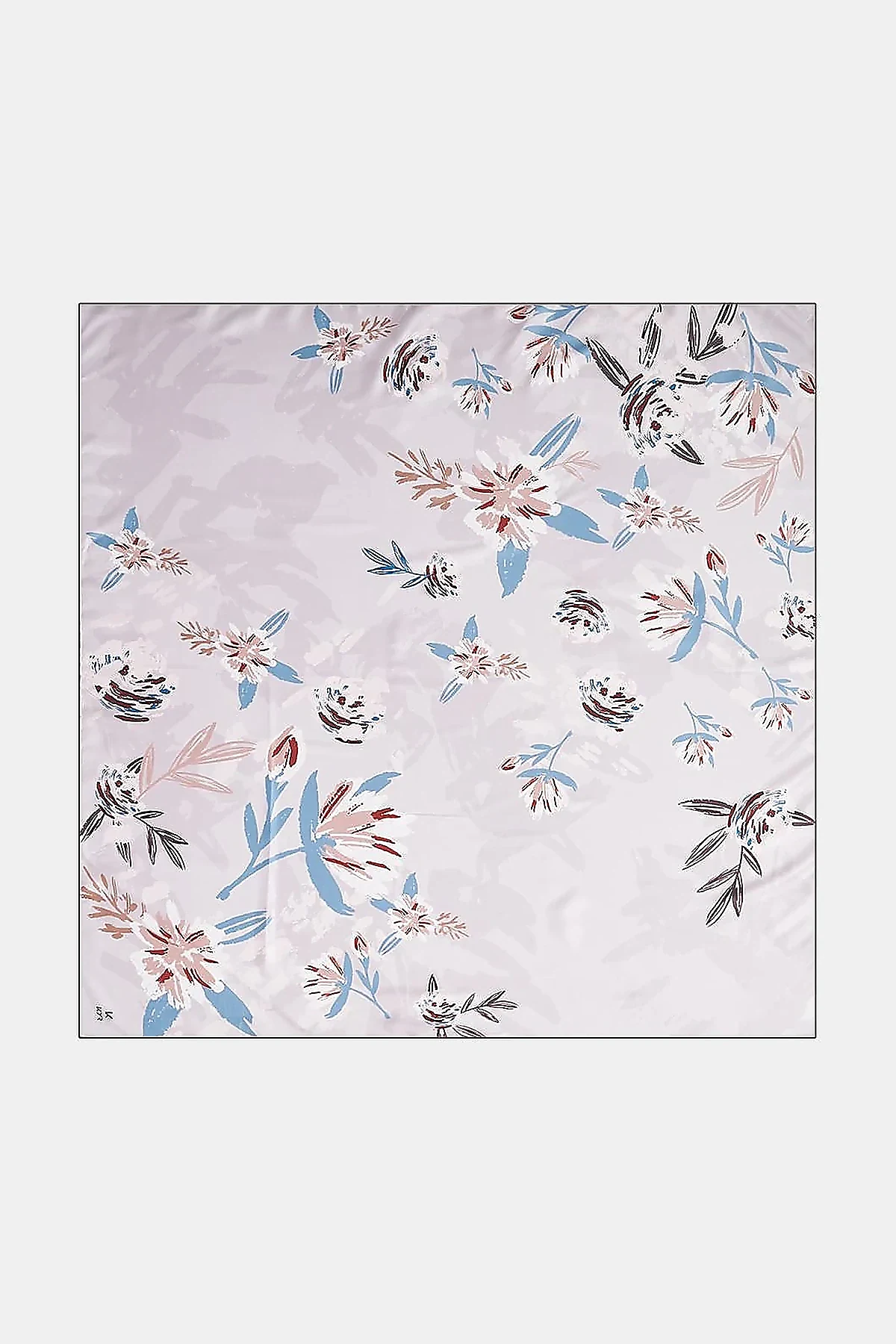 Floral Pattern Scarf Stone