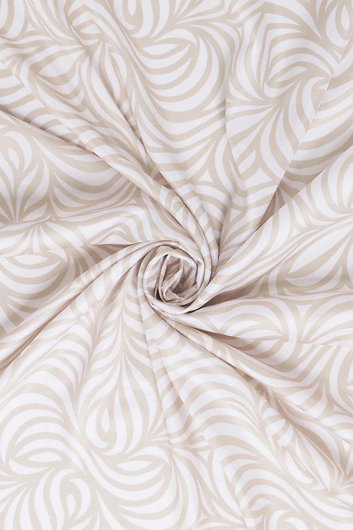 Wave Pattern Scarf Moss Green