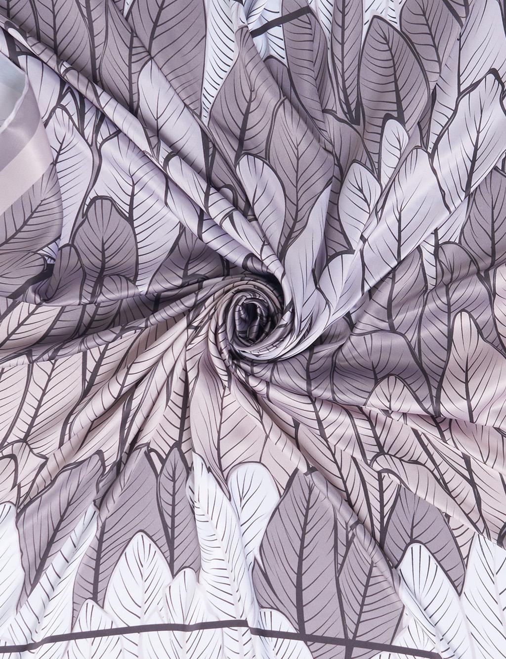 Leaf Pattern Scarf Stone