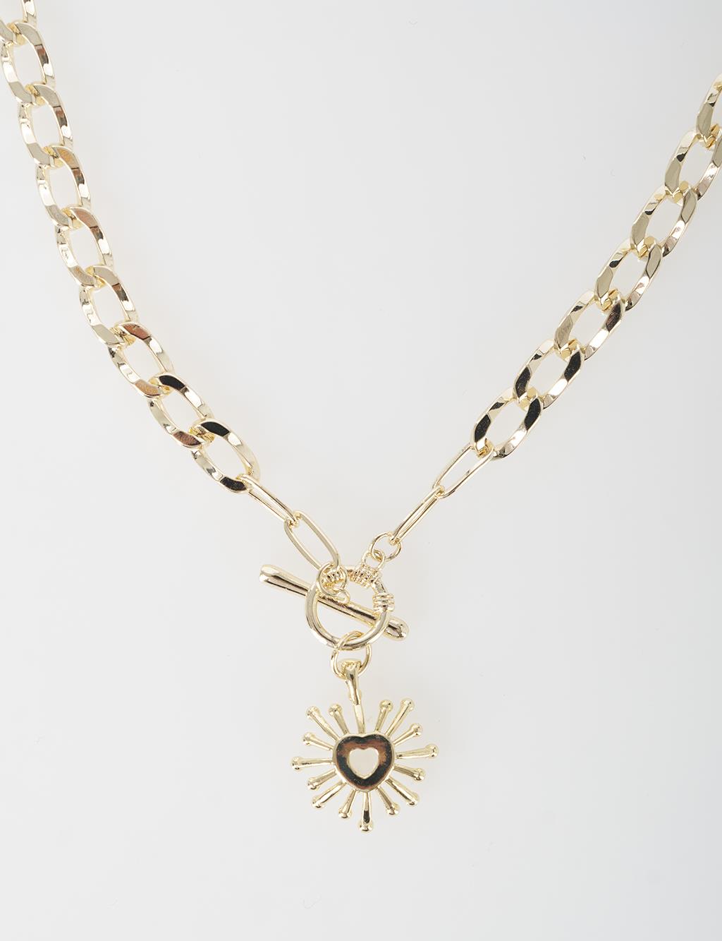 Figurine Chain Necklace Gold