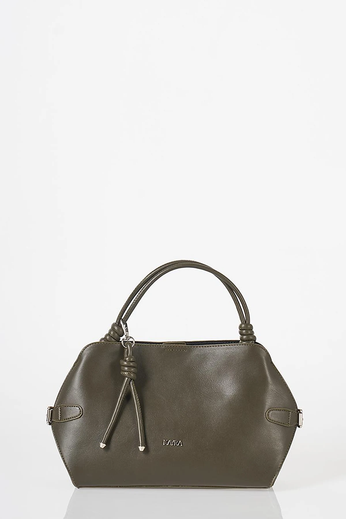 Knotted Detail Hobo Bag Khaki