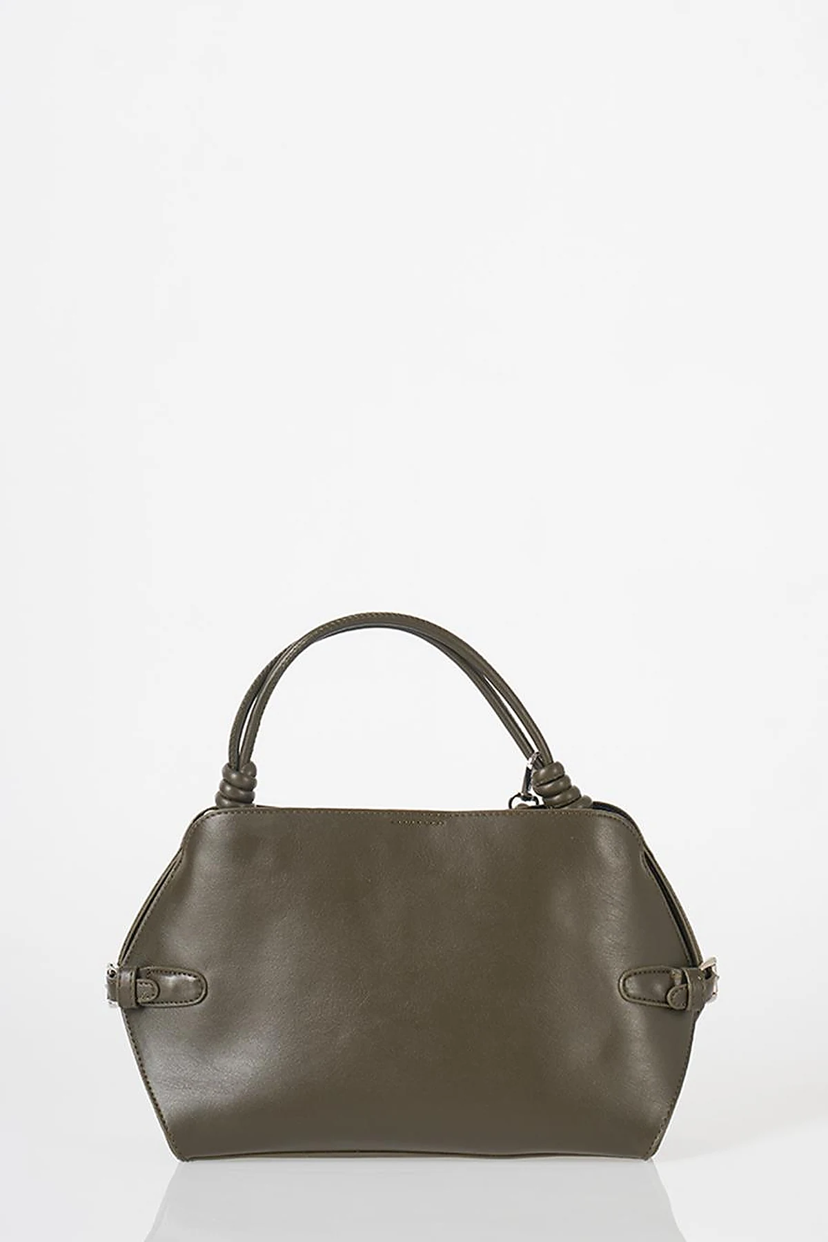 Knotted Detail Hobo Bag Khaki