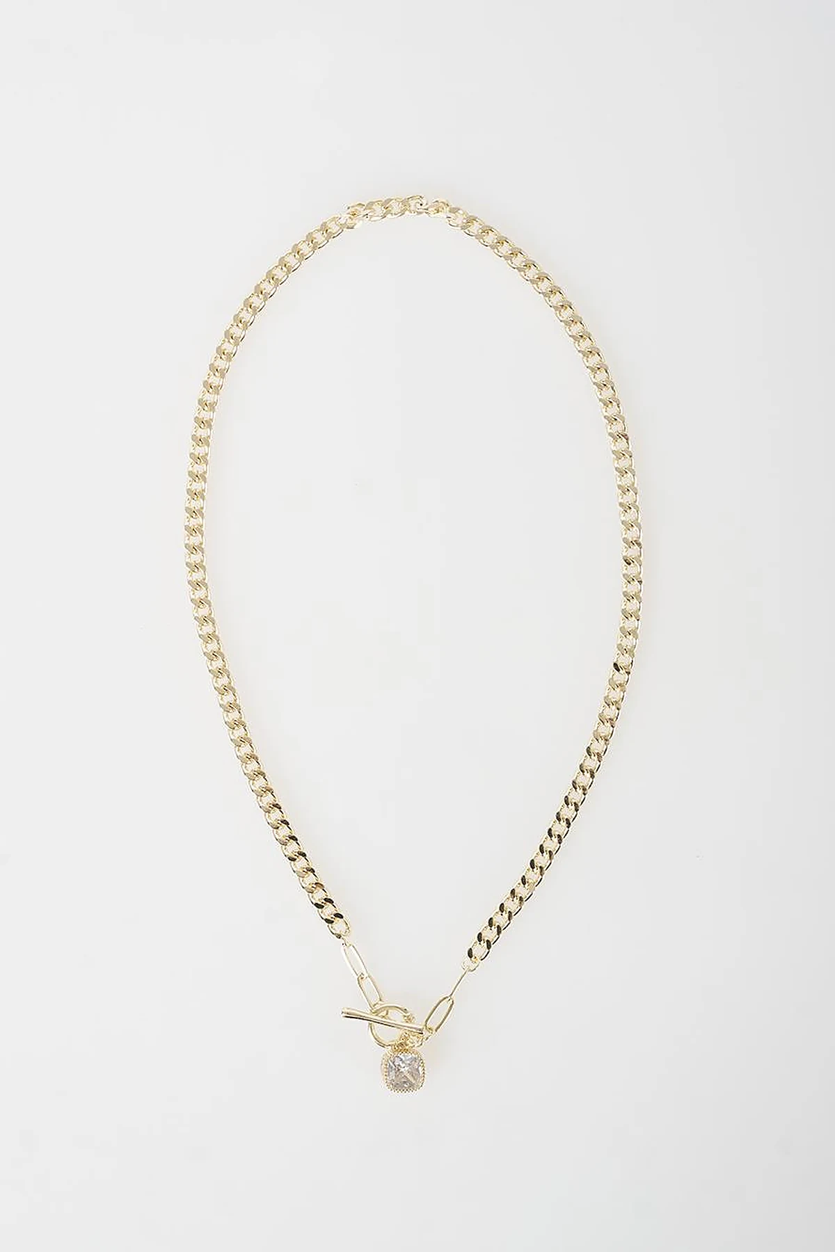 Minimalist Design Chain Necklace Gold