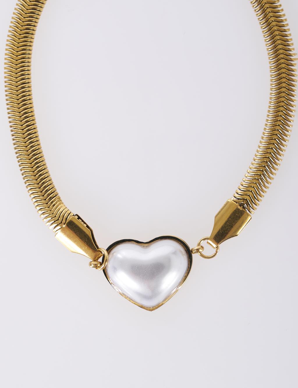 Vintage Heart Figure Bracelet Gold