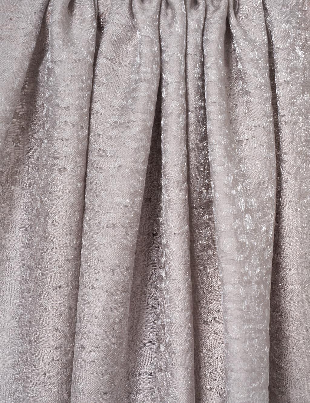 Textured Viscose Shawl Silver