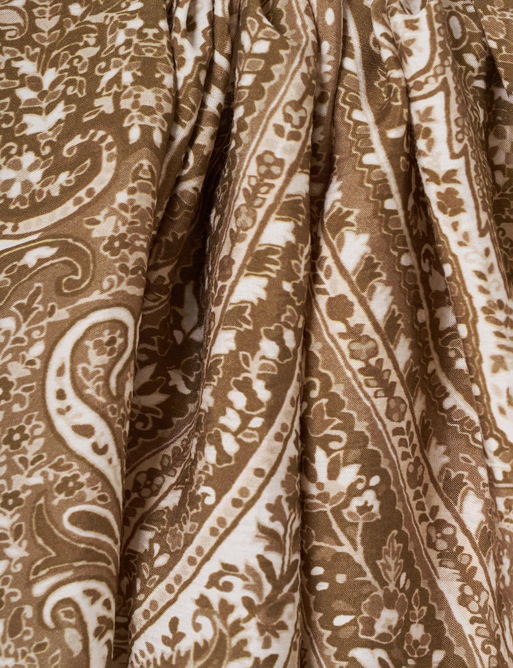 Mixed Pattern Lyocell Shawl Hazelnut