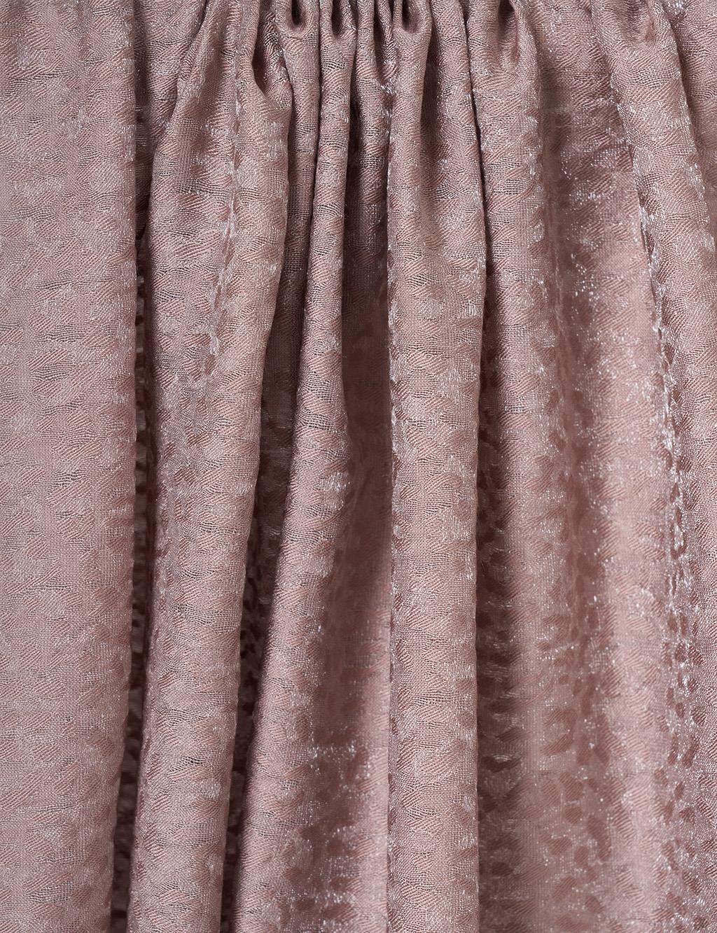 Textured Viscose Shawl Mink