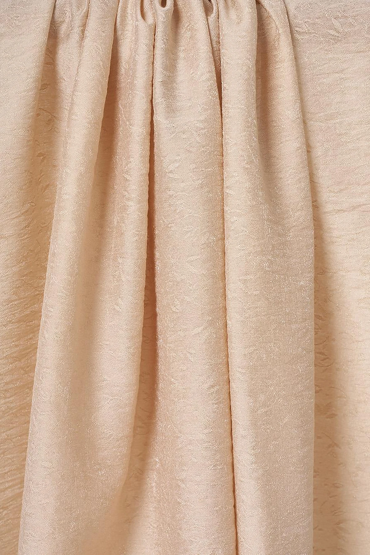 Floral Pattern Viscose Shawl Beige
