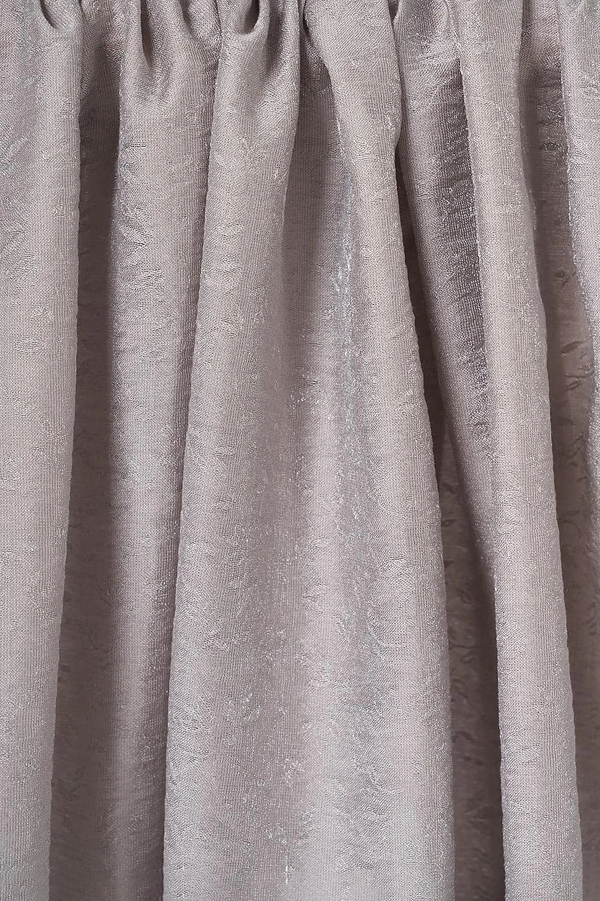 Floral Pattern Viscose Shawl Silver