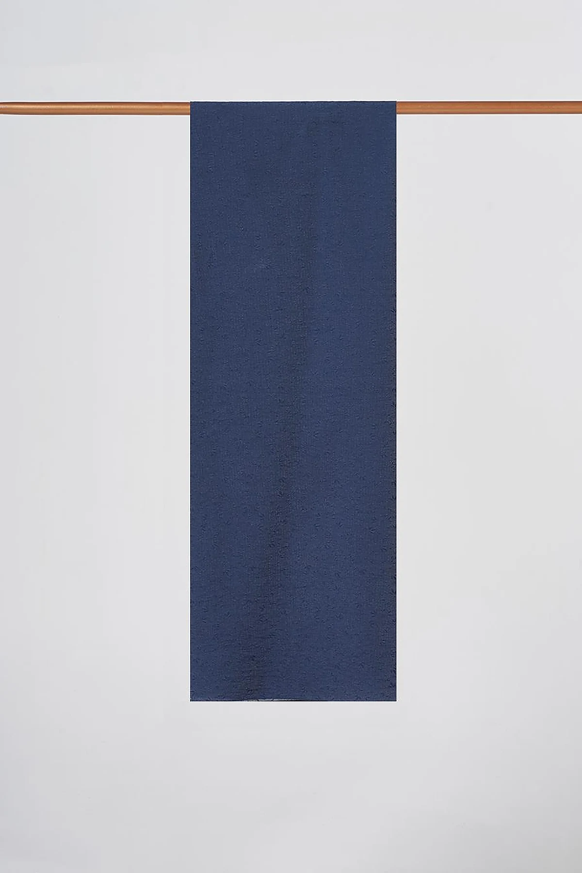 Floral Pattern Viscose Shawl Navy