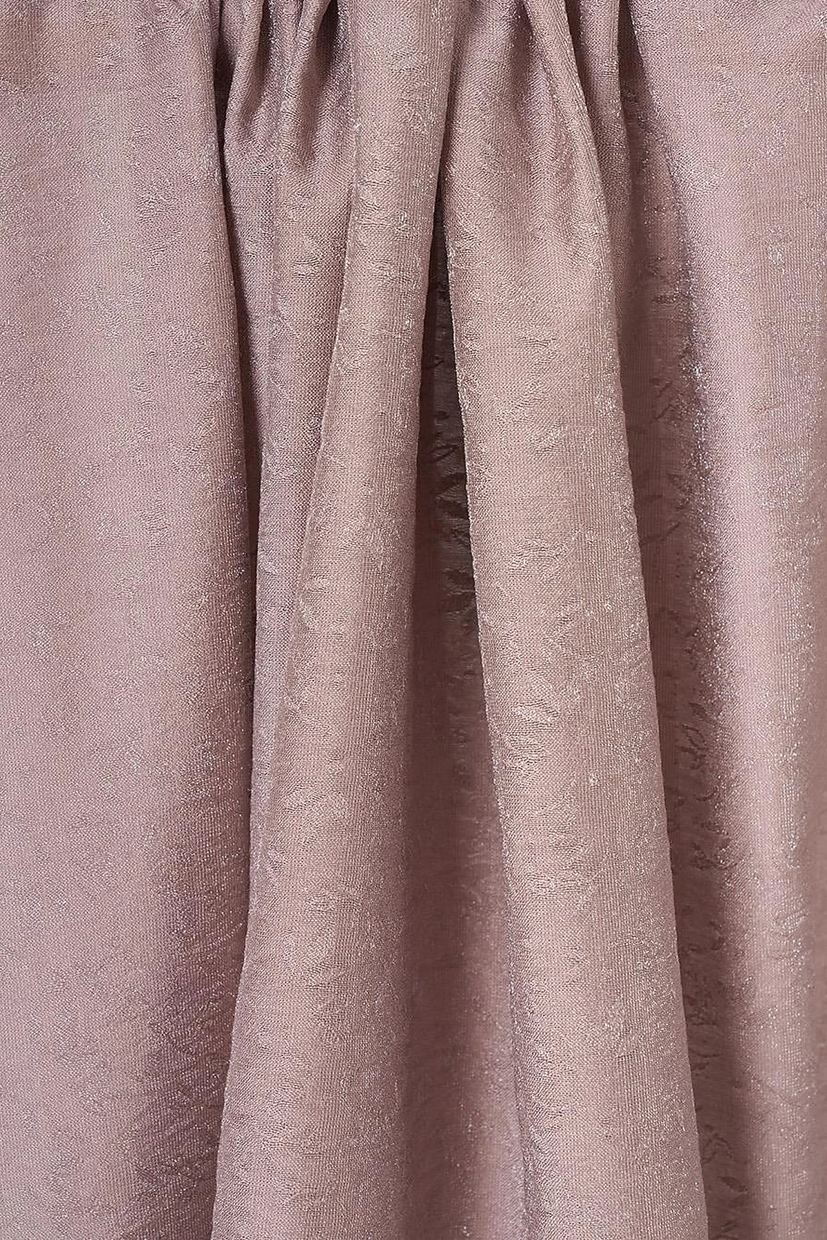 Floral Pattern Viscose Shawl Mink