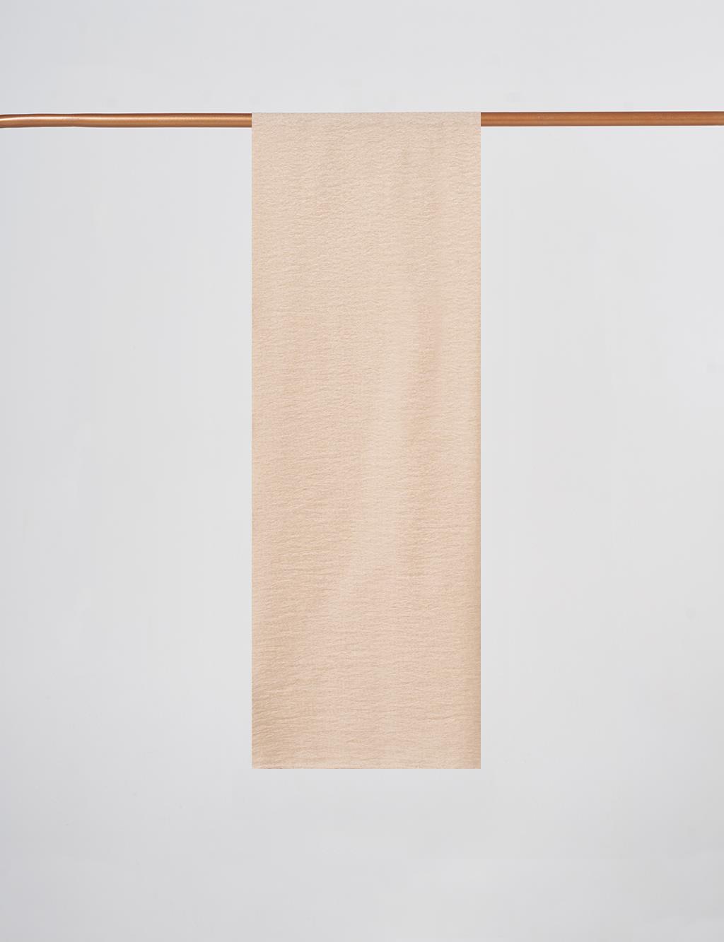 Textured Viscose Shawl Beige