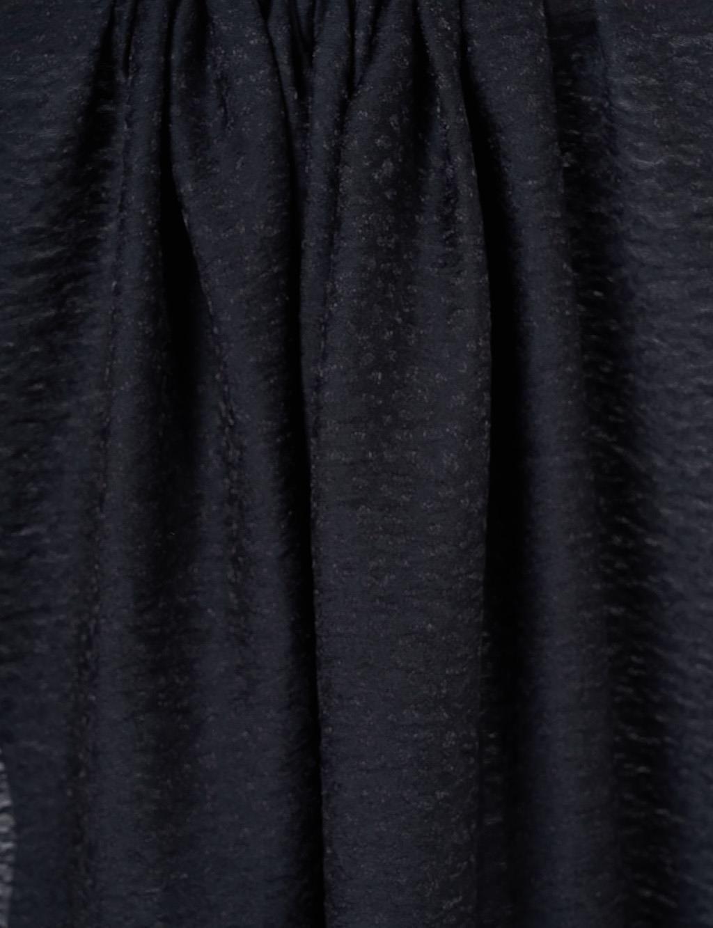 Textured Viscose Shawl Black