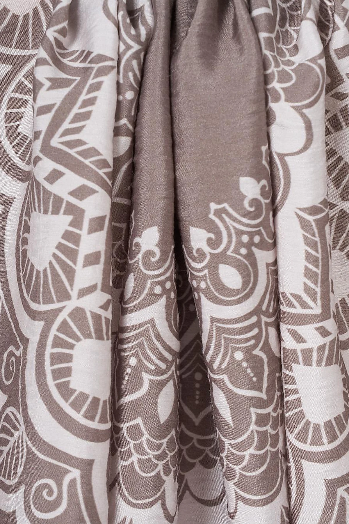 Mystic Patterned Lyocell Shawl Mink