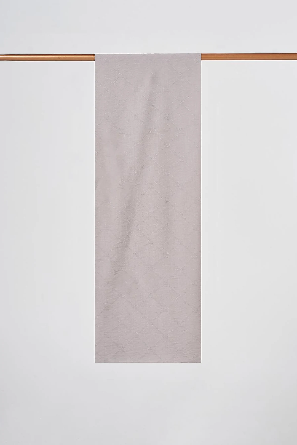 Monogram Pattern Viscose Shawl Silver