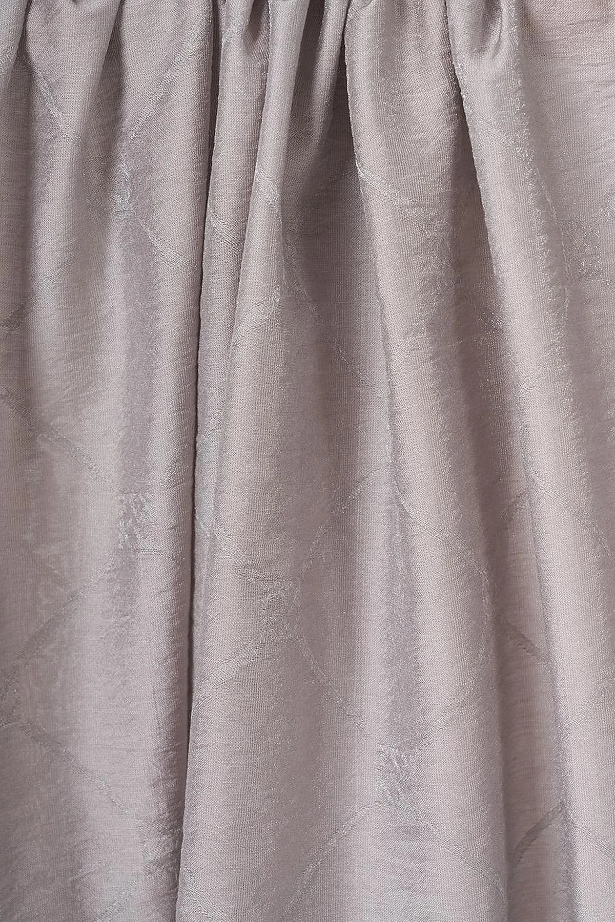 Monogram Pattern Viscose Shawl Silver