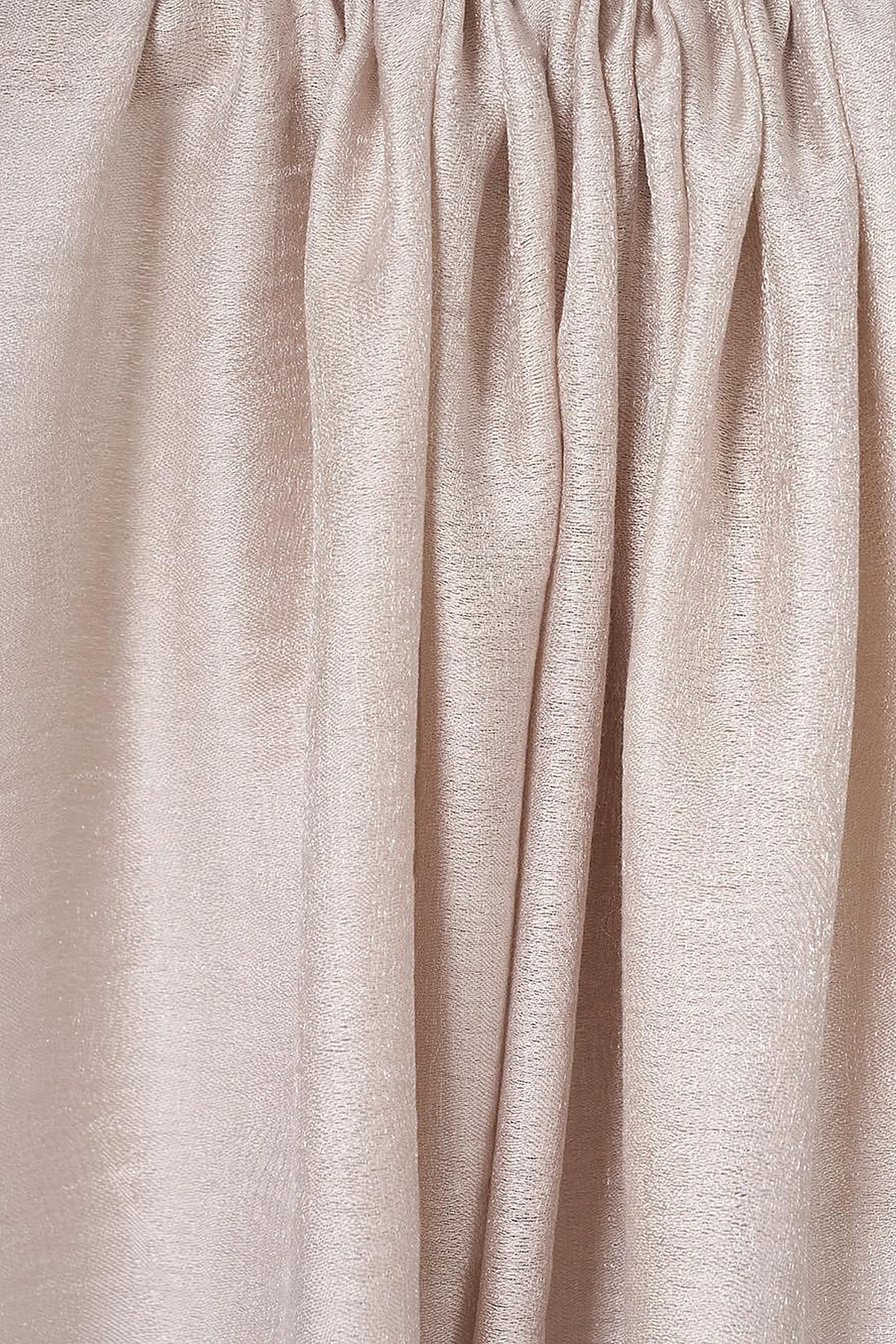Glossy Striped Viscose Shawl Stone