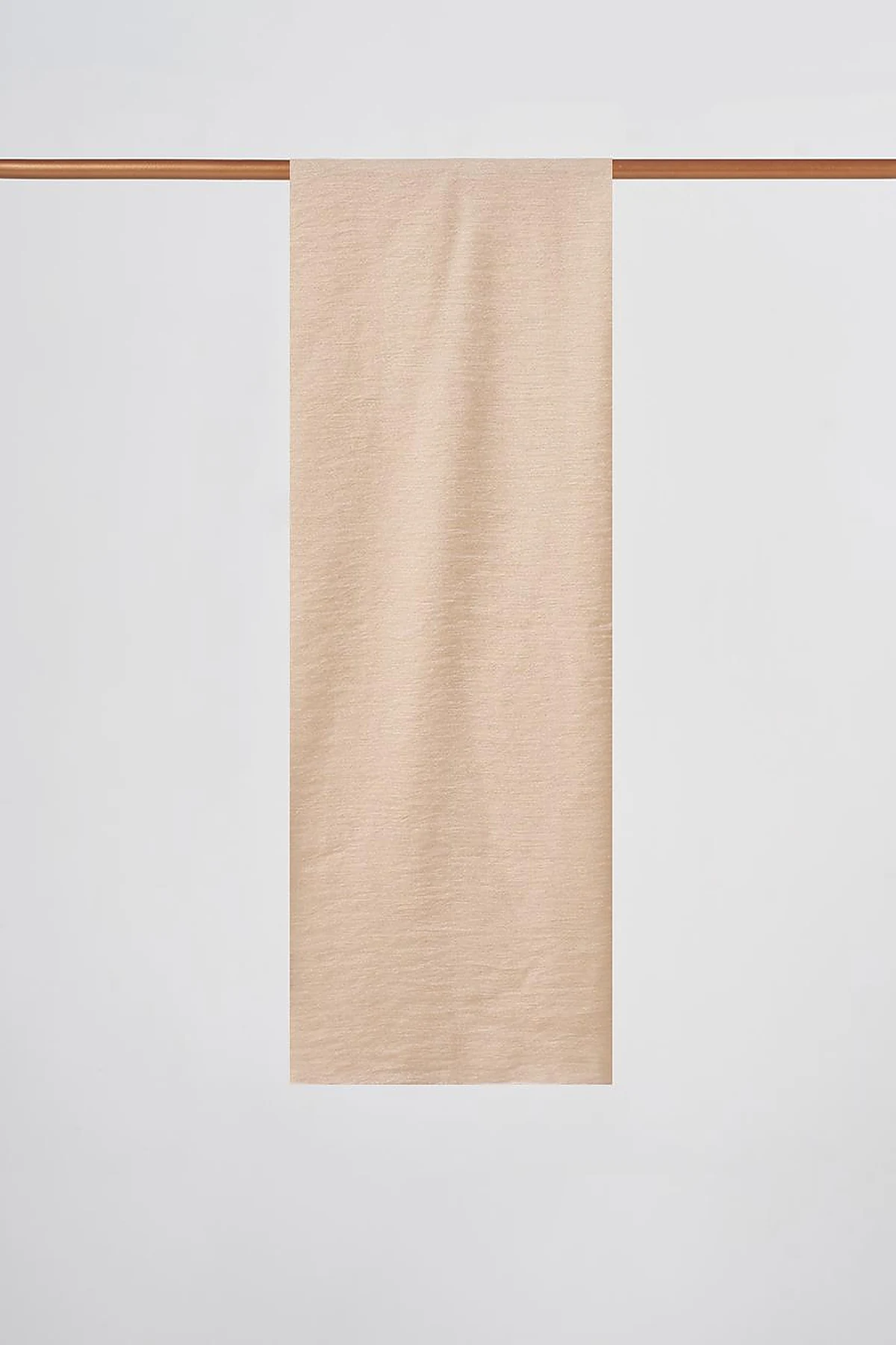 Glossy Viscose Shawl Beige