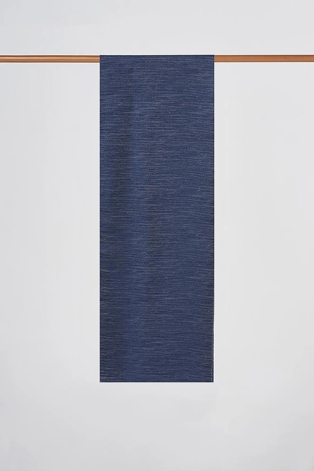Glossy Viscose Shawl Navy