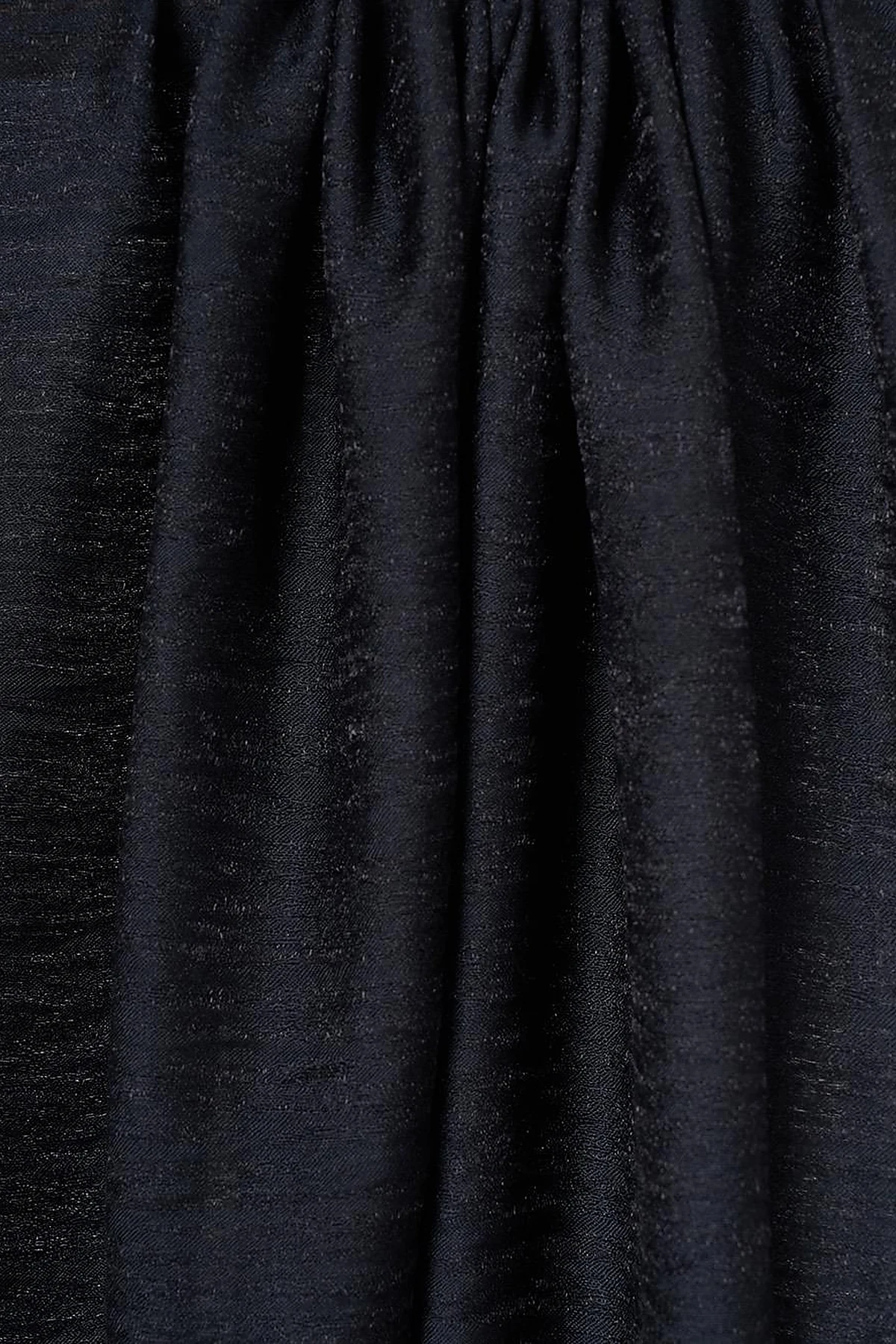 Glossy Viscose Shawl Black