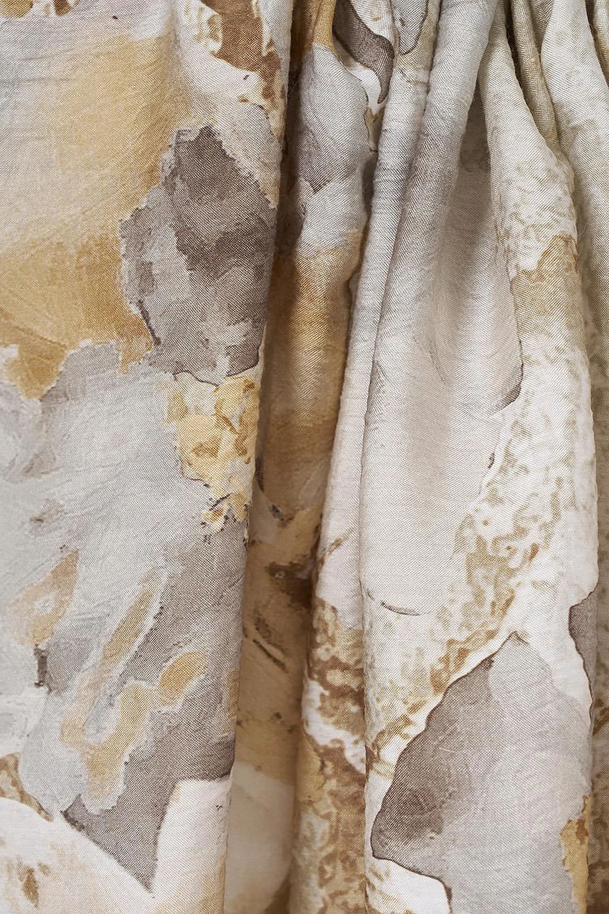 Watercolor Pattern Lyocell Shawl Earth Tone