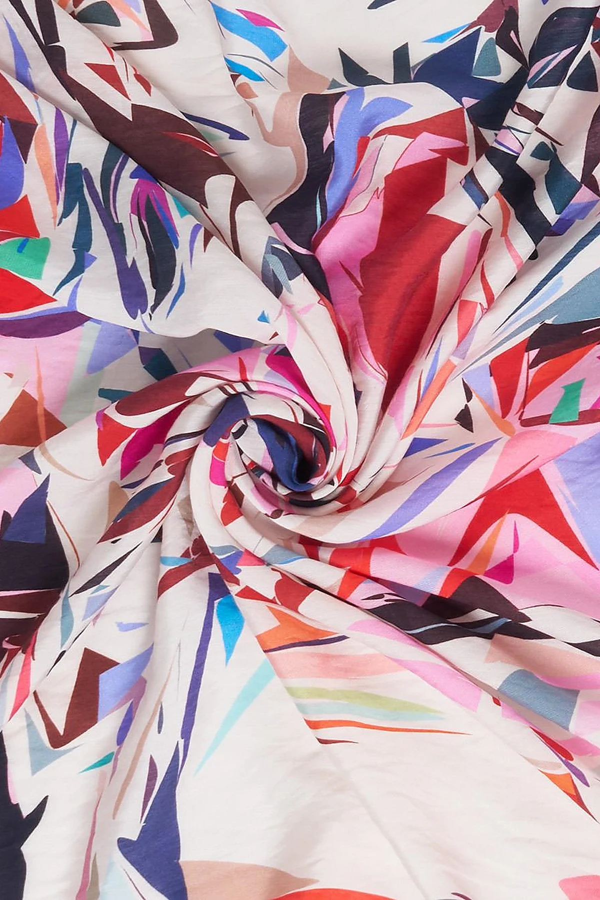 Prism Pattern Viscose Scarf Pink