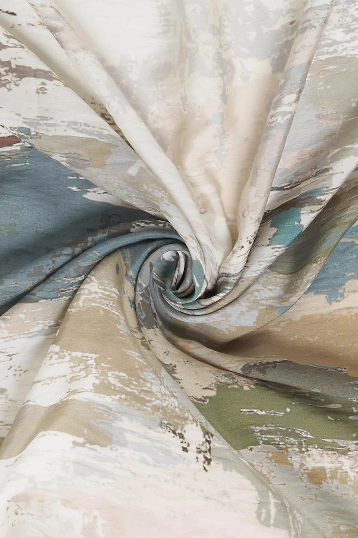Abstract Patterned Scarf Lake Green