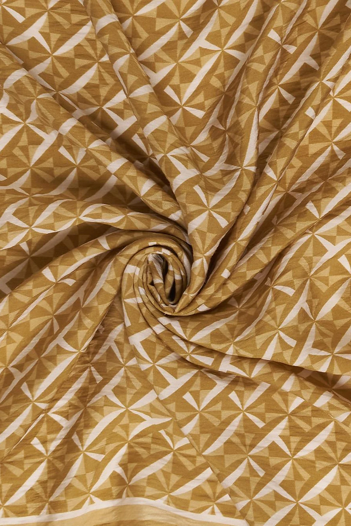 100% Lyocell Monogram Patterned Scarf Cinnamon
