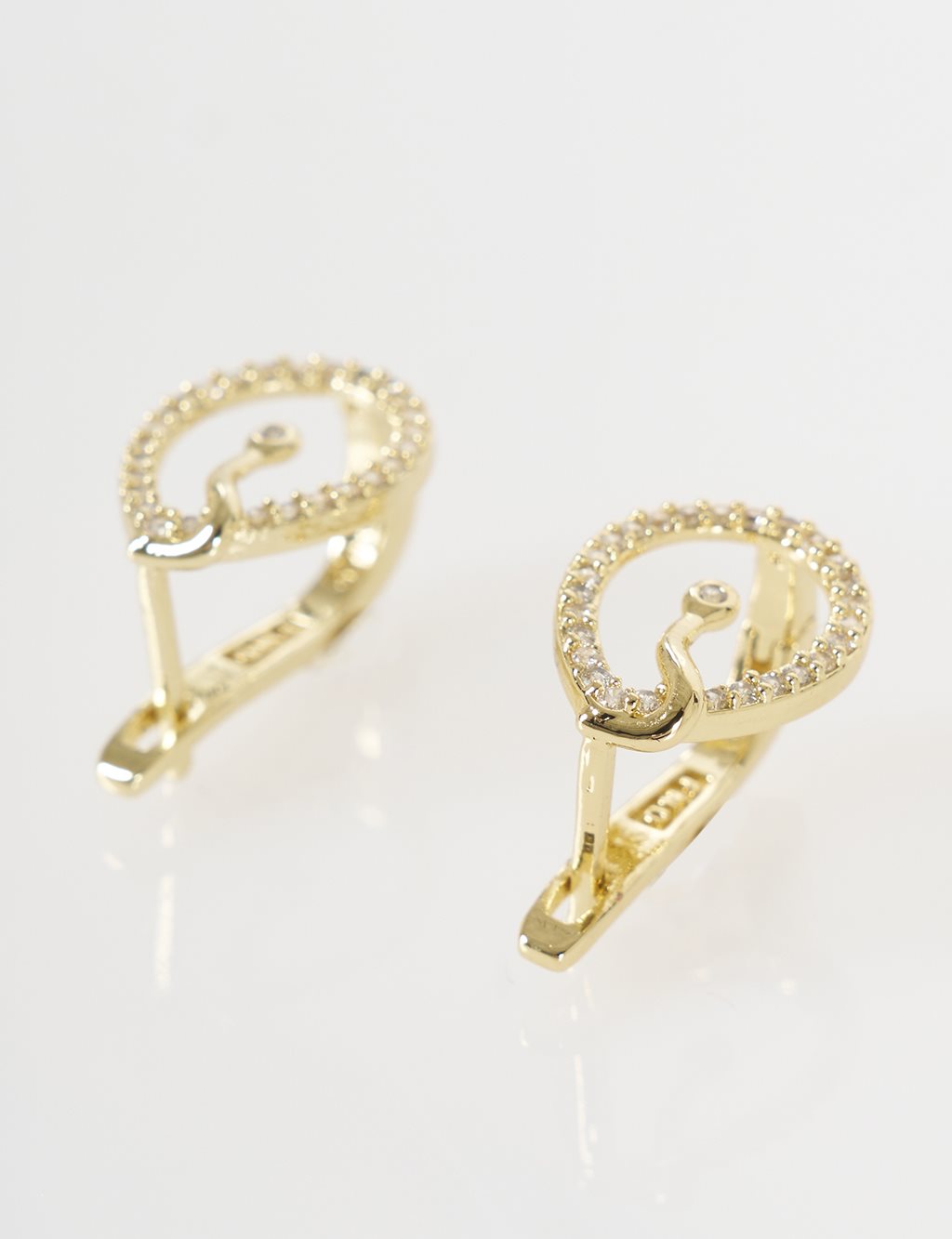 Spiral Knot Earrings Gold