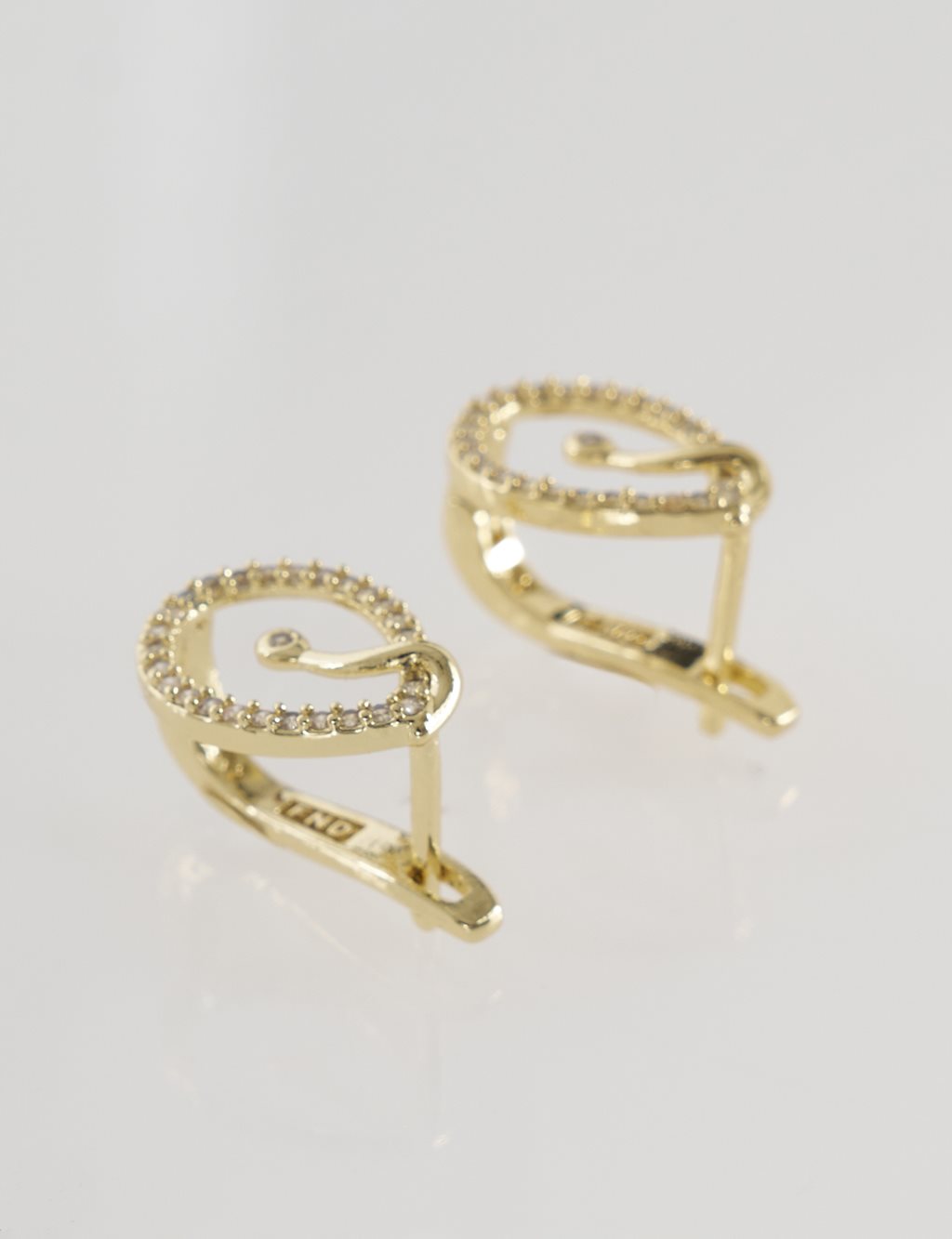 Spiral Knot Earrings Gold
