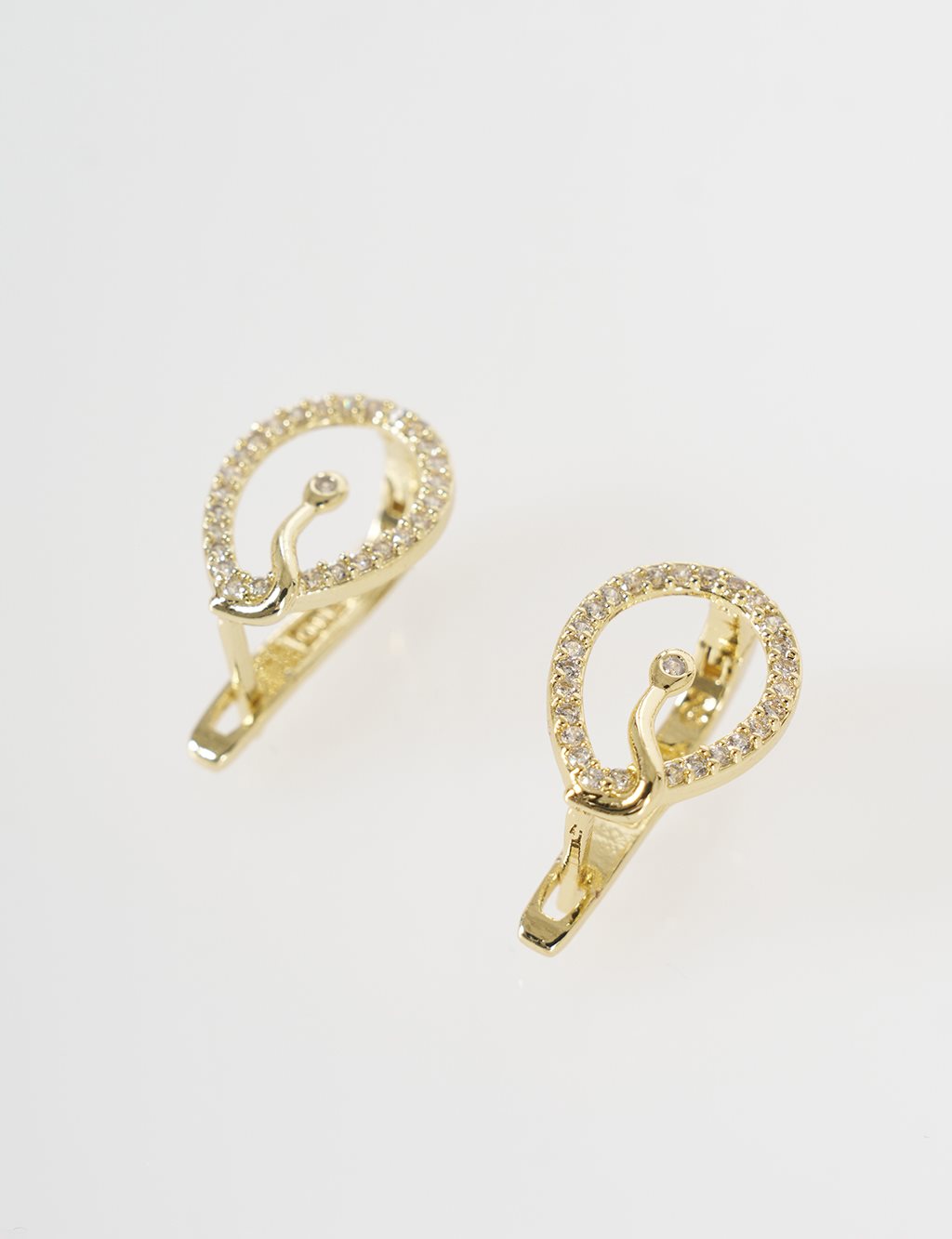 Spiral Knot Earrings Gold