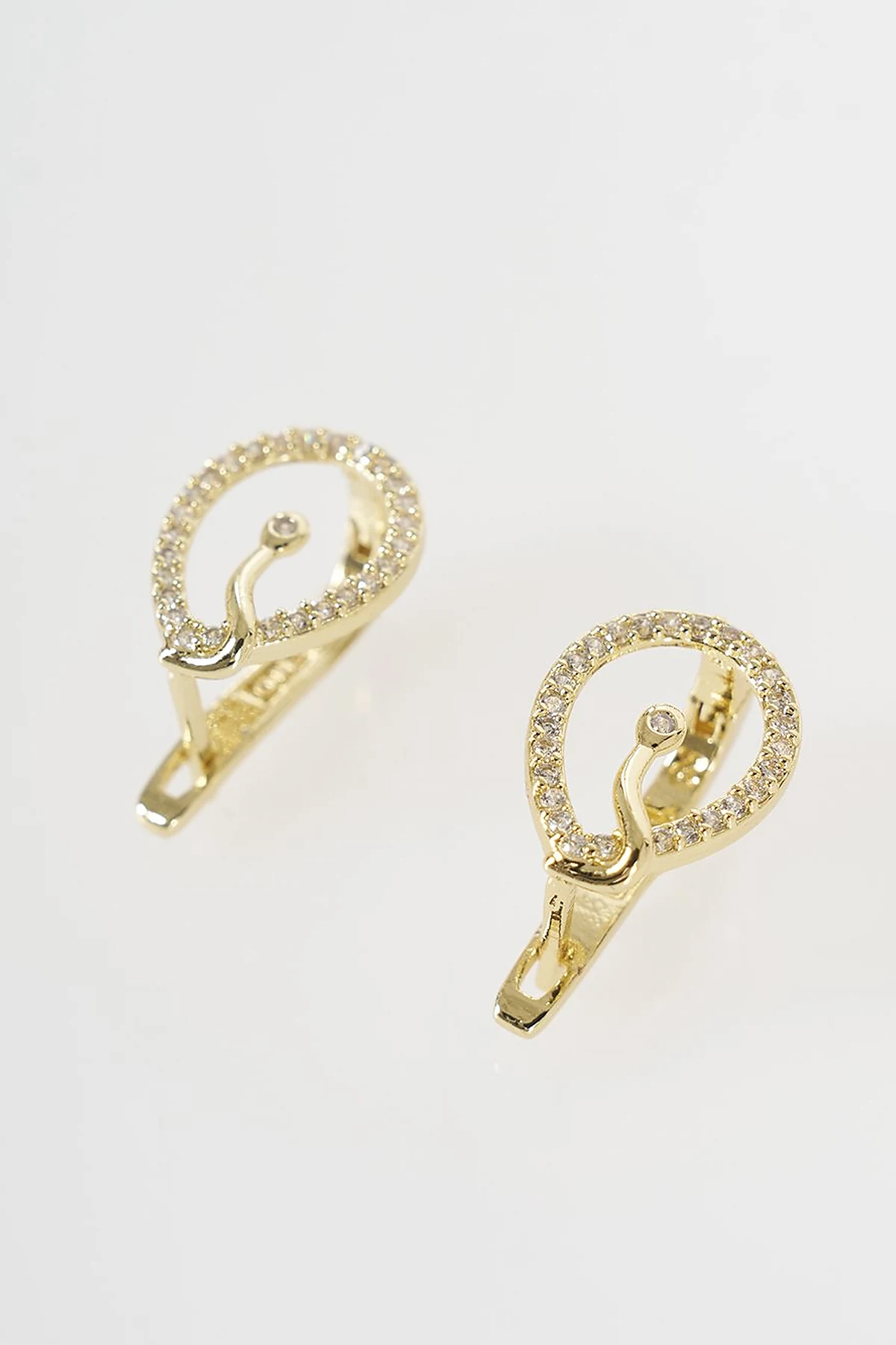 Sarmal Düğüm Küpe Gold