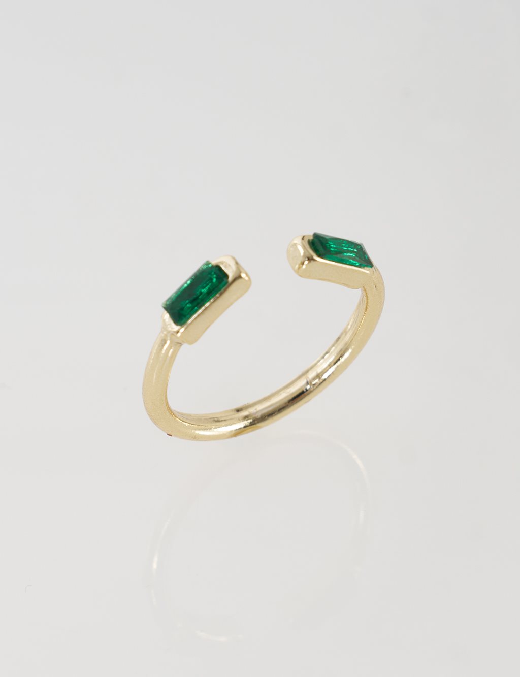 Shiny Stone Ring Emerald