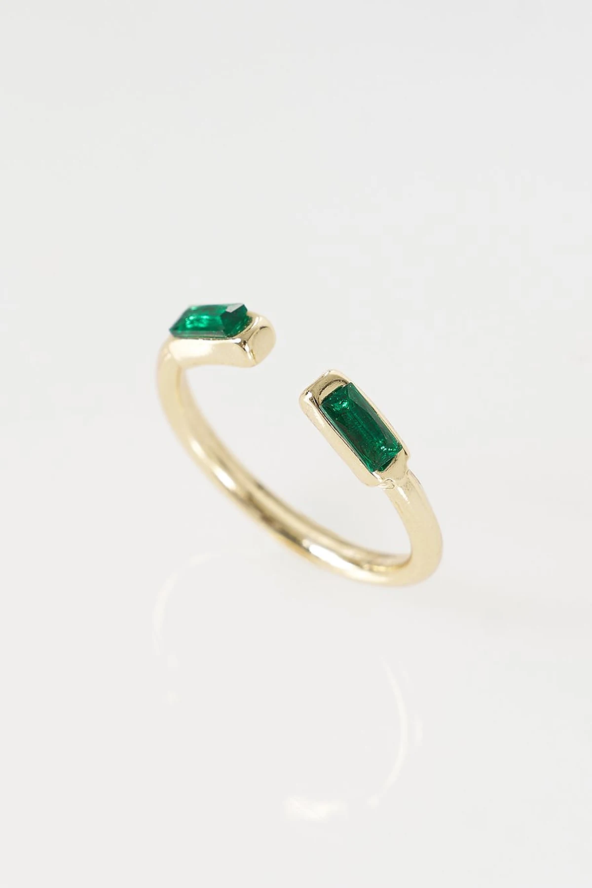 Shiny Stone Ring Emerald