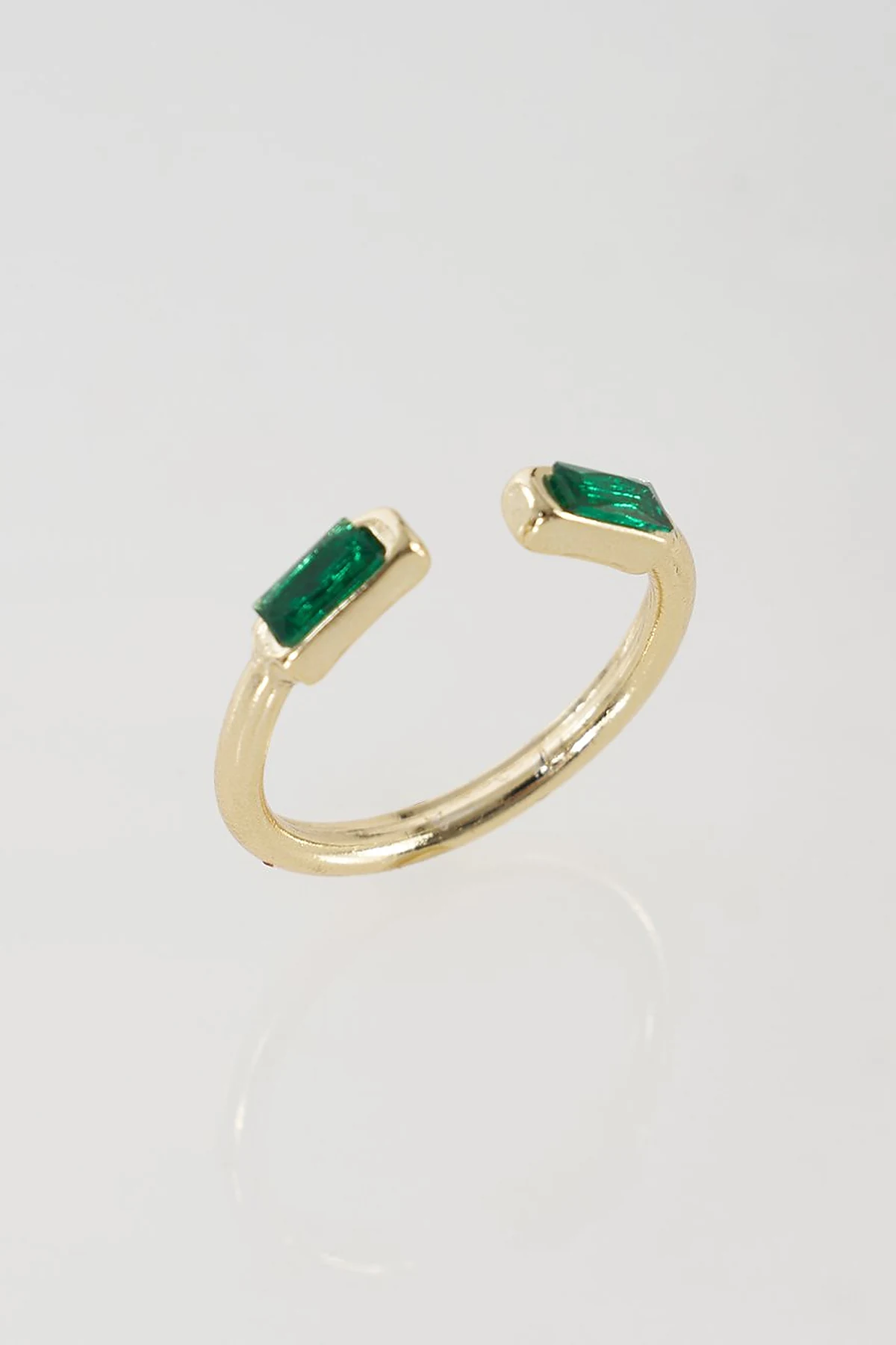 Shiny Stone Ring Emerald