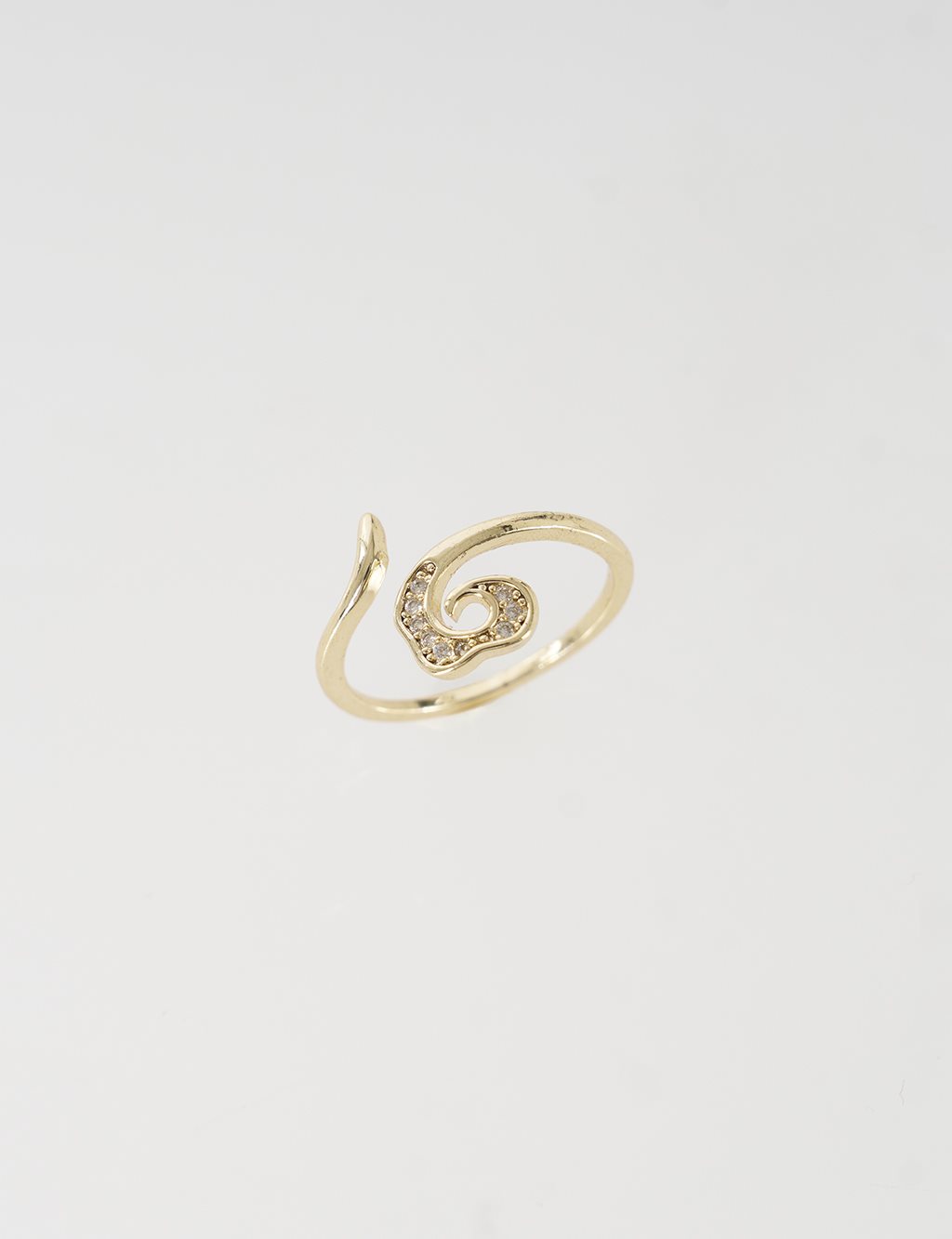 Curved Minimalist Ring Gold