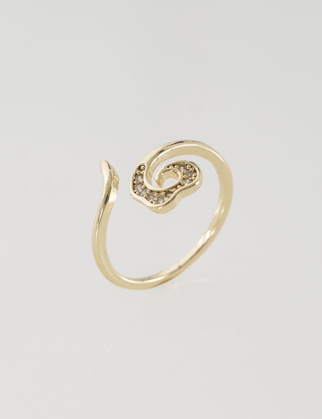 Curved Minimalist Ring Gold